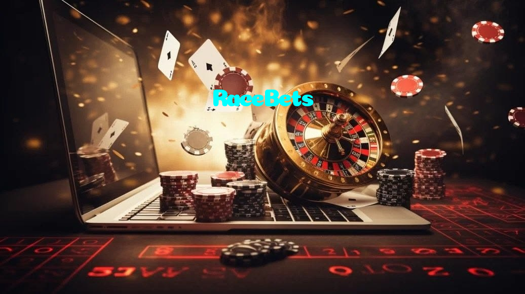 RaceBets casino presented on mobile device in Pakistan with slots and live games